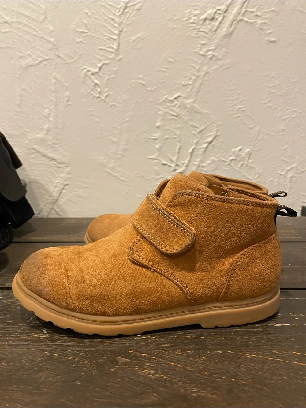 Boys Brown/Tan Suede Ankle Boots